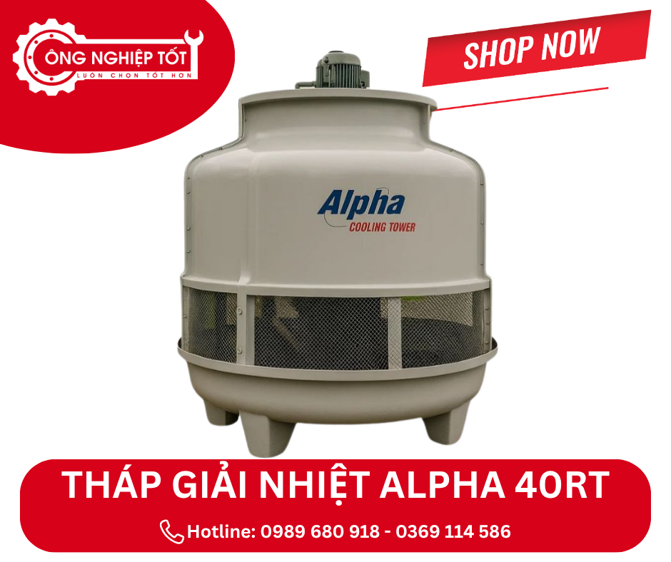 Địa chỉ mua tháp giải nhiệt Alpha 40RT chính hãng, giá tốt